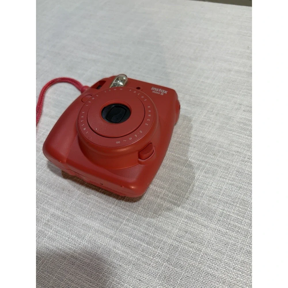 Fujifilm Instax Mini 8 Raspberry Instant Film Camera Tested Working Camera Only